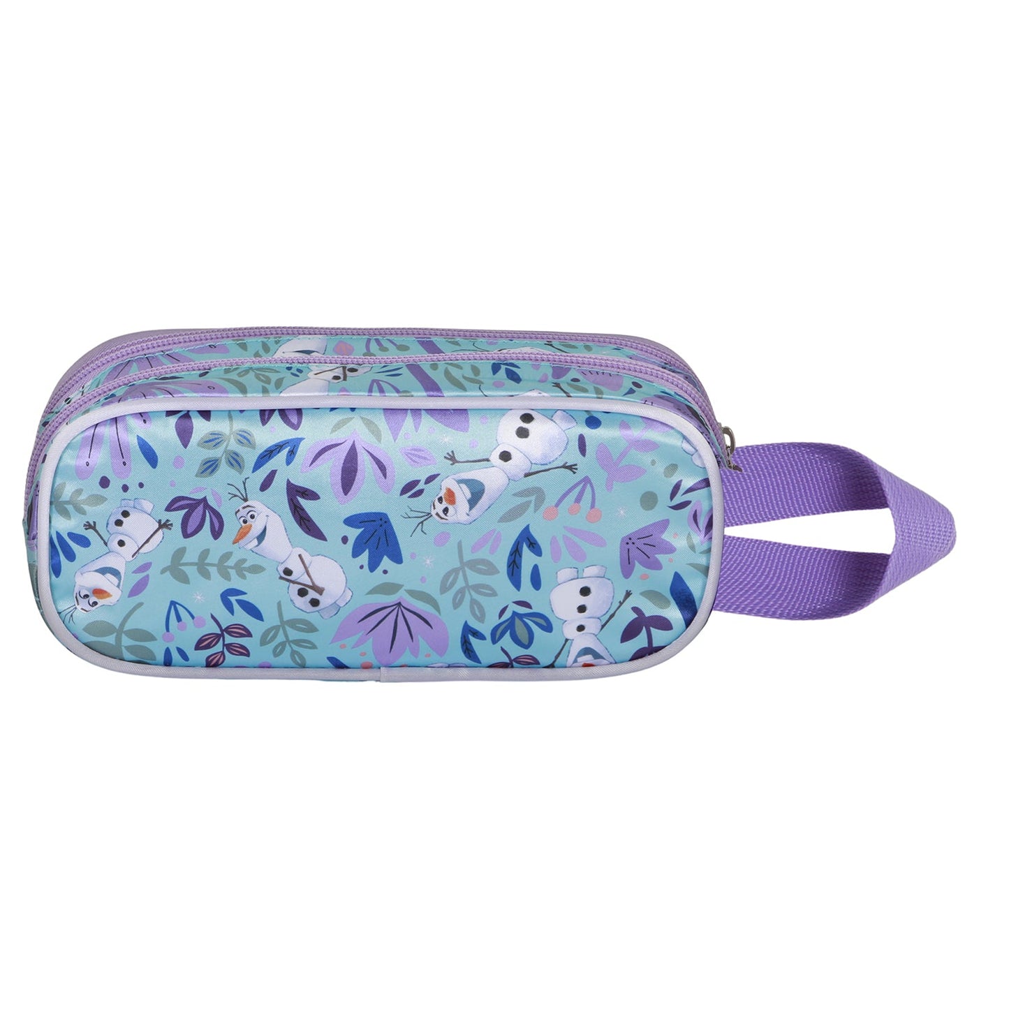Trousse 3D Double Disney La Reine des Neiges 2 « Spring » – Bleu