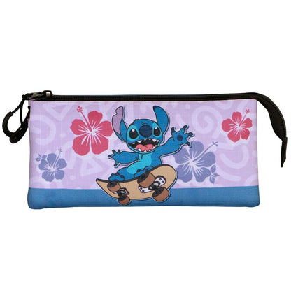 Trousse Triple Disney Lilo & Stitch « Skate »