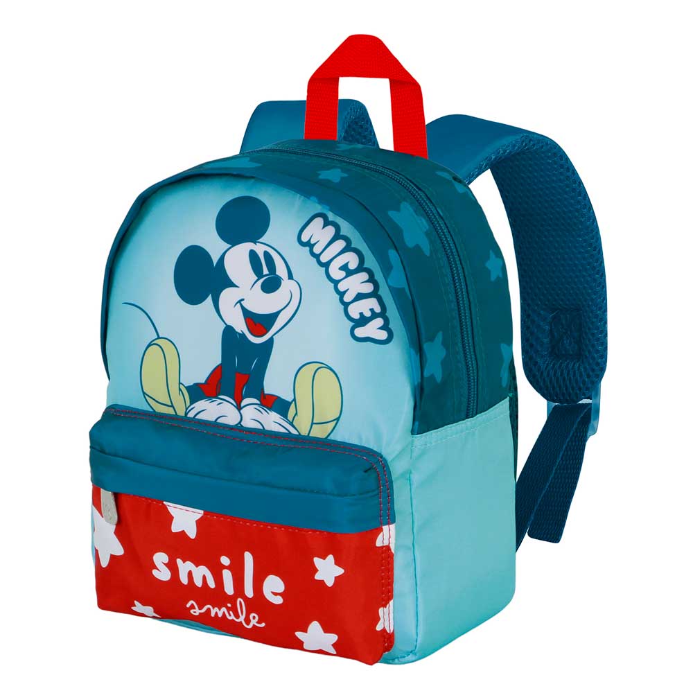 Sac à Dos Préscolaire Joy Disney Mickey Mouse « Smile » – Bleu