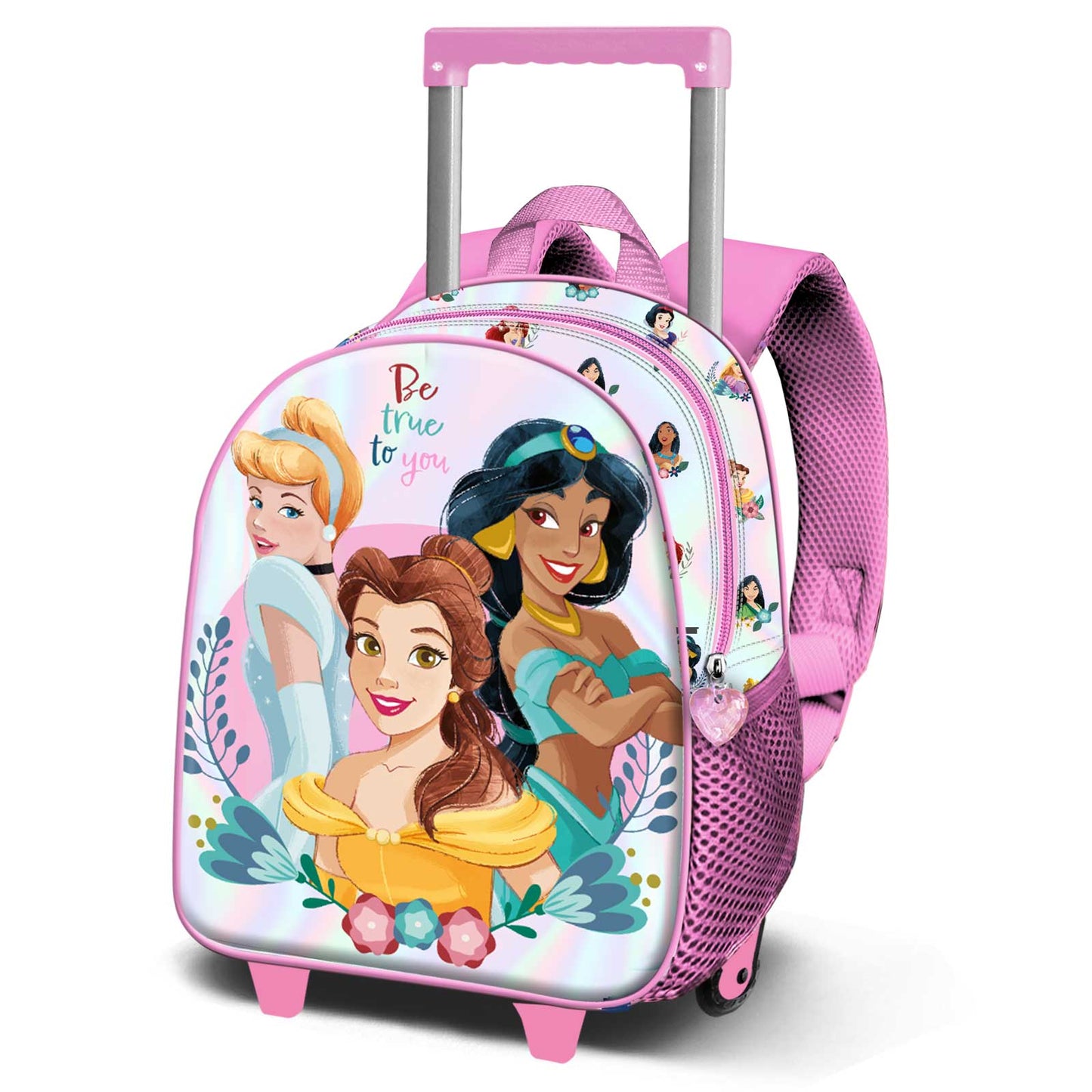 Sac à Dos 3D à Roulettes Petit Disney Princesses « Floral »