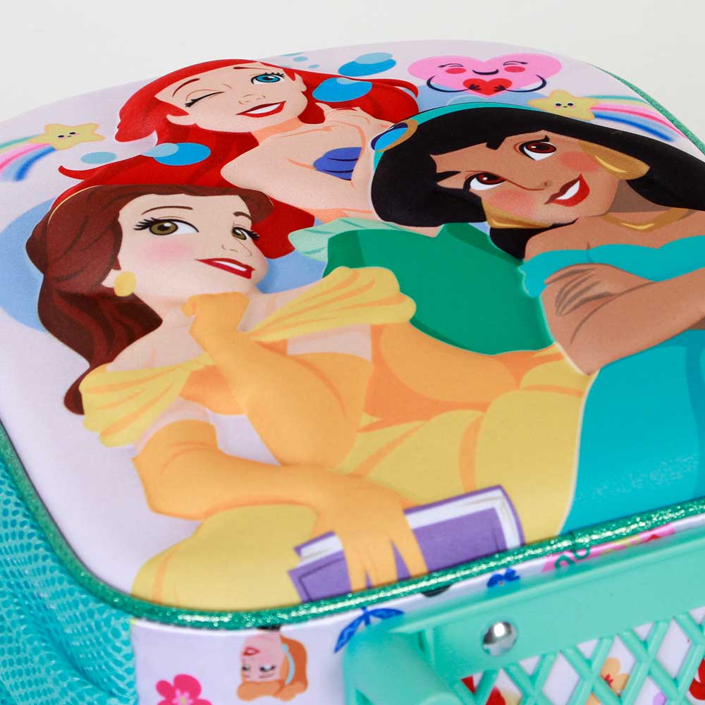 Sac à Dos 3D à Roulettes Petit Disney Princesses « Rainbows »