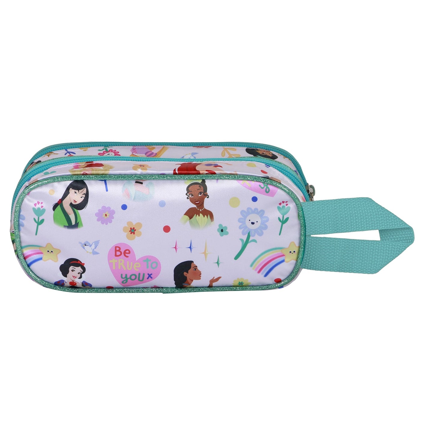 Trousse 3D Double Disney Princesses « Rainbows »