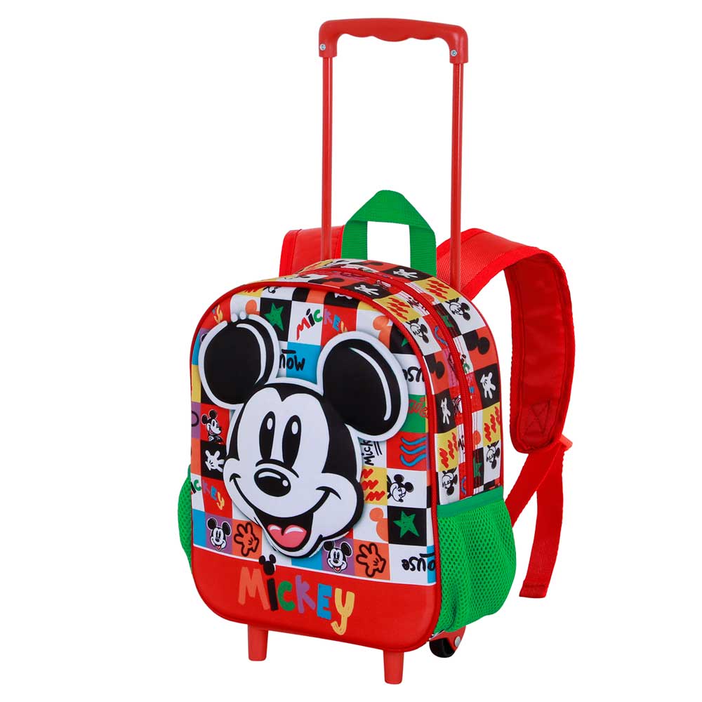 Sac à Dos 3D à Roulettes Petit Disney Mickey Mouse « Mood »