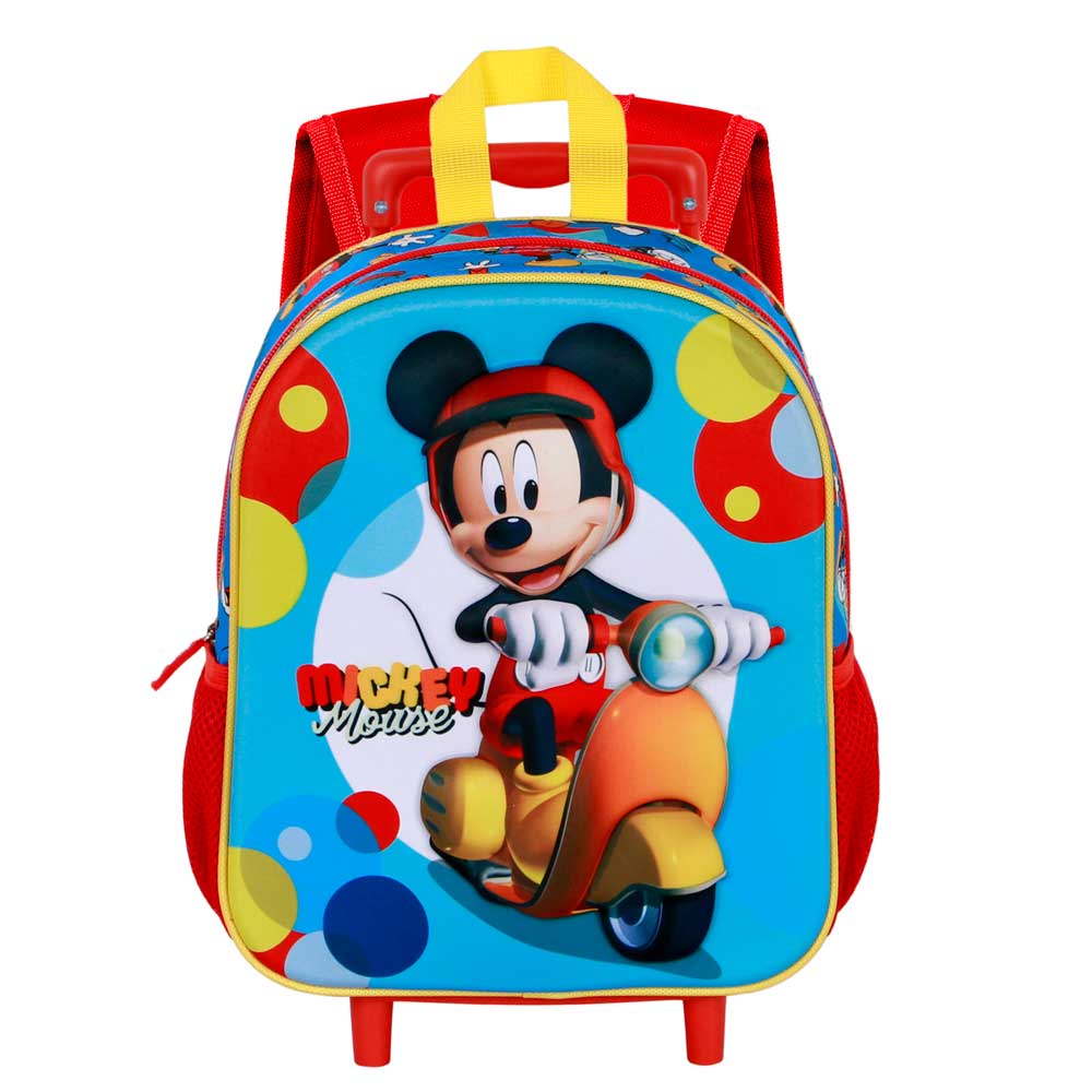 Sac à Dos 3D à Roulettes Petit Disney Mickey Mouse « Scooter »