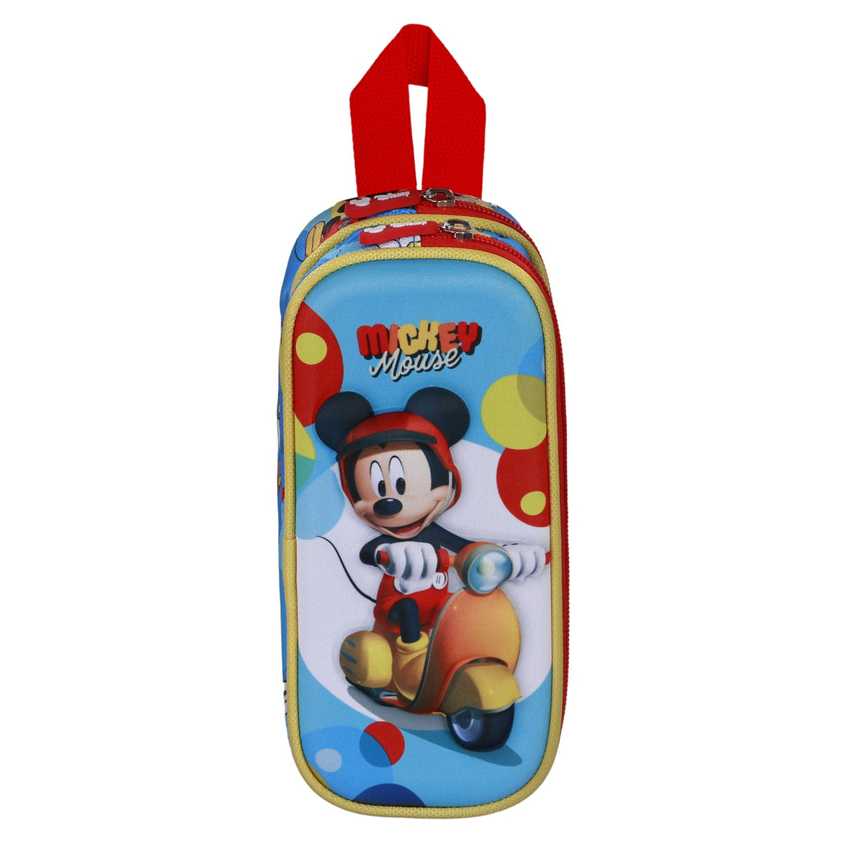 Trousse 3D Double Disney Mickey Mouse « Scooter »