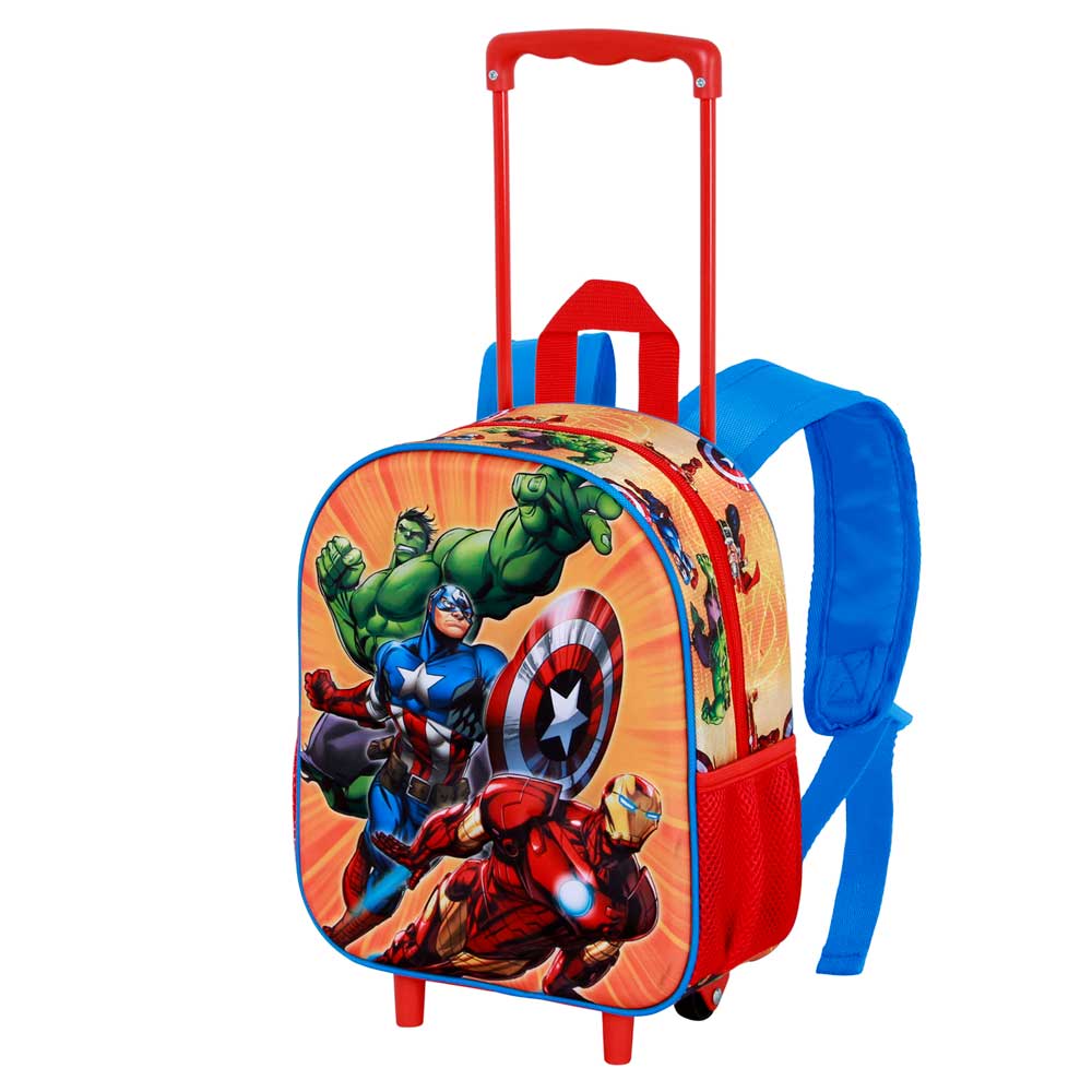 Sac à Dos 3D à Roulettes Petit Marvel Avengers « Attack »