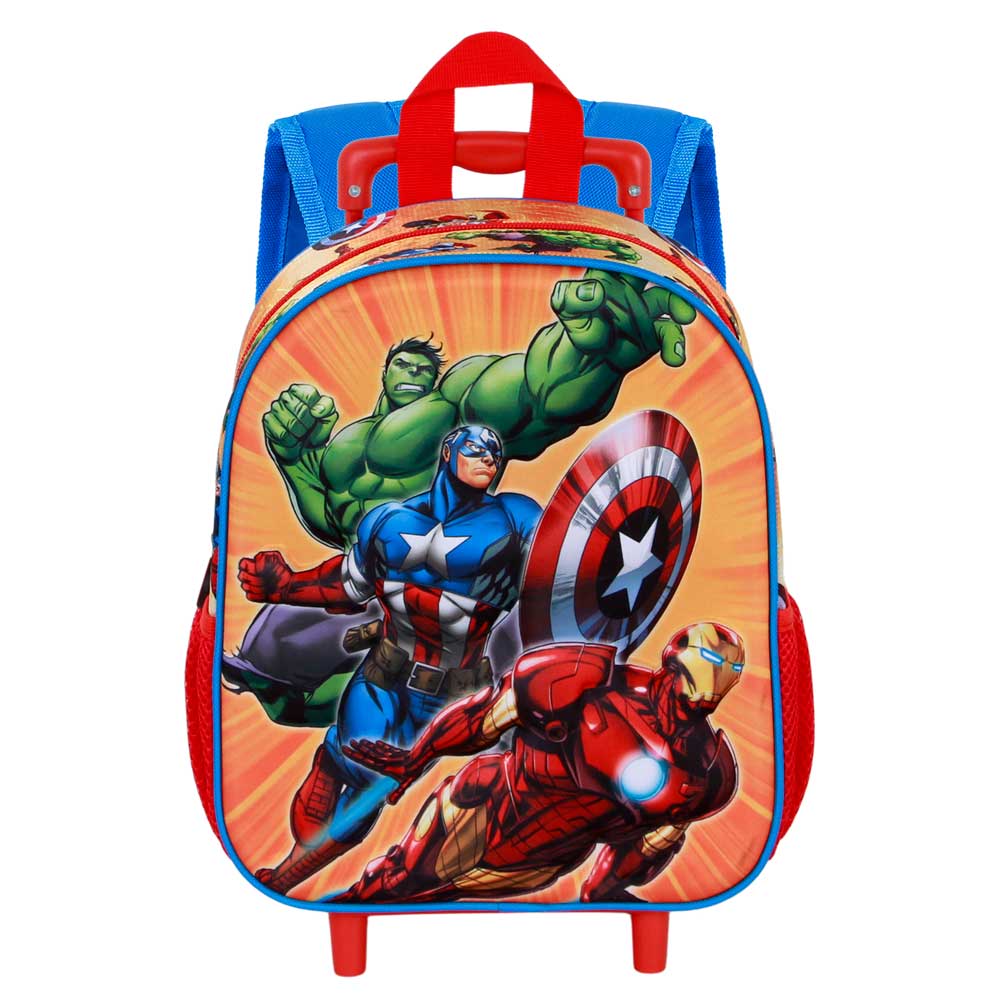 Sac à Dos 3D à Roulettes Petit Marvel Avengers « Attack »