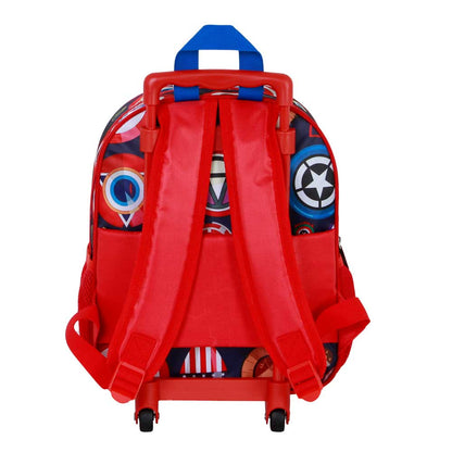 Sac à Dos 3D à Roulettes Petit Marvel Captain America « Patriot »
