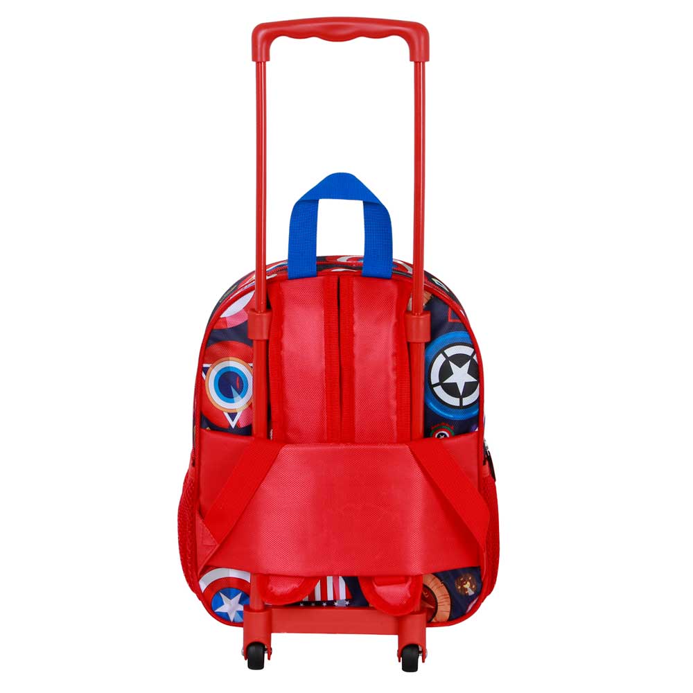Sac à Dos 3D à Roulettes Petit Marvel Captain America « Patriot »