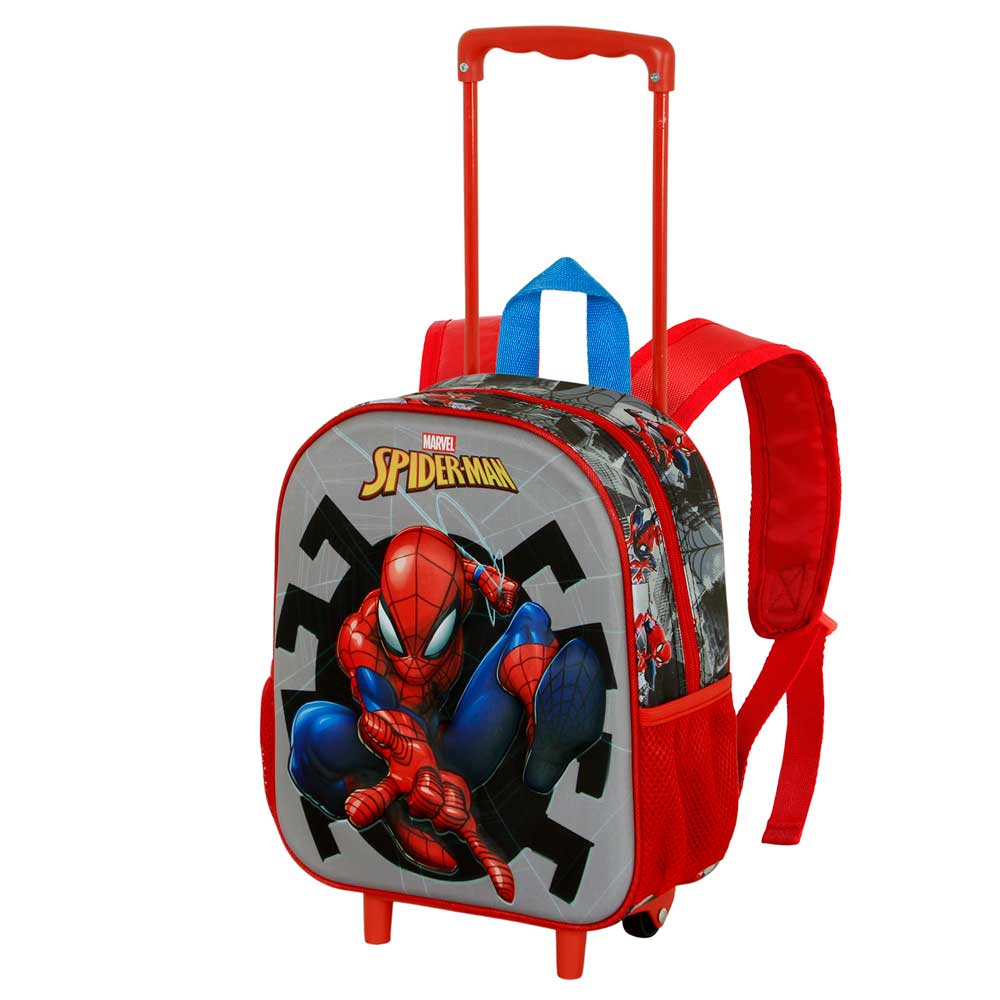 Sac à Dos 3D à Roulettes Petit Marvel Spider-Man « Symbol »