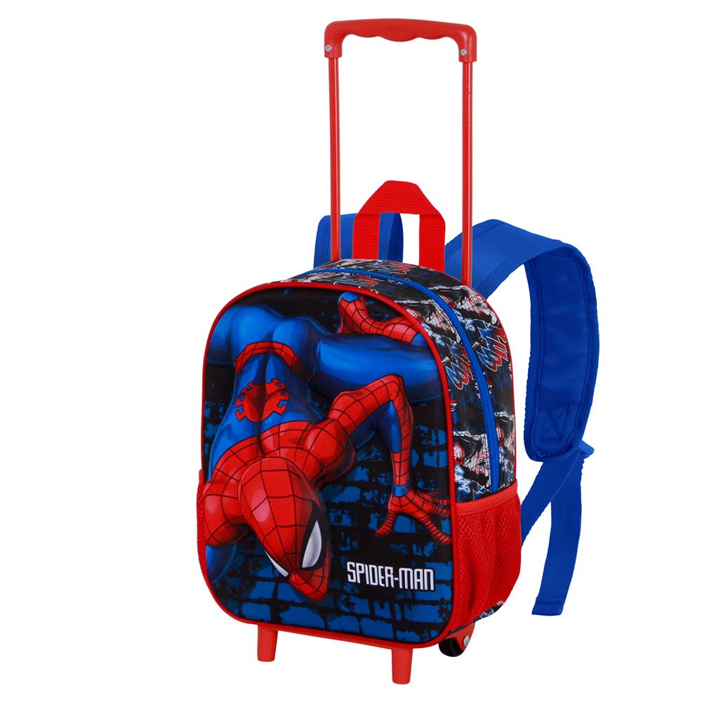 Sac à Dos 3D à Roulettes Petit Marvel Spider-Man « Wall »