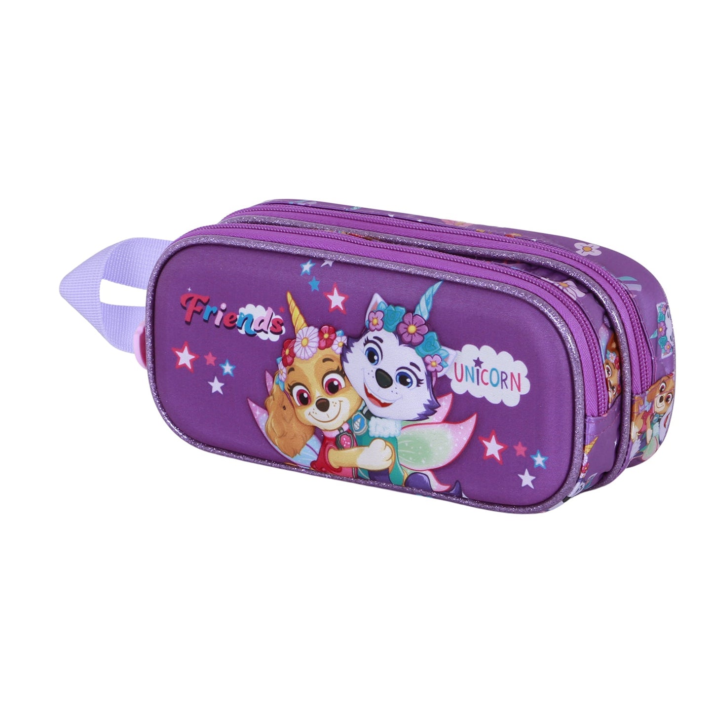 Trousse 3D Double La Pat’ Patrouille « Magic » – Lilas