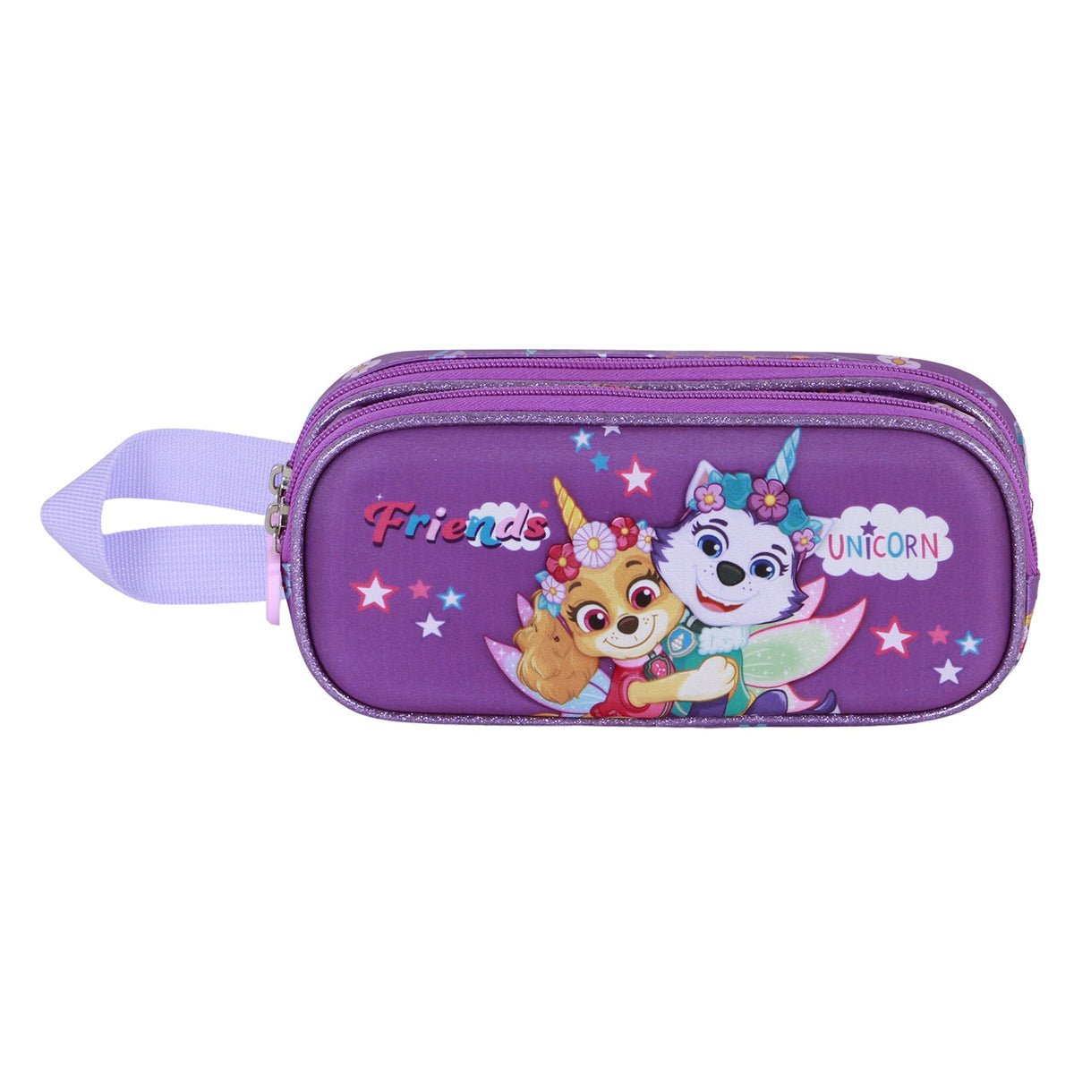 Trousse 3D Double La Pat’ Patrouille « Magic » – Lilas