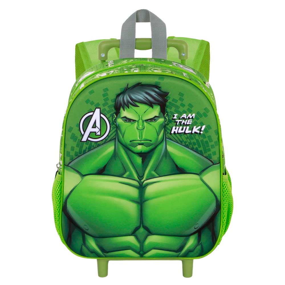 Sac à Dos 3D à Roulettes Petit Marvel « Hulk Rage »