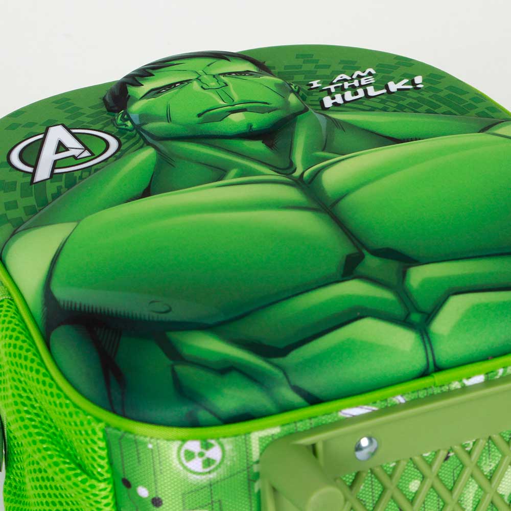 Sac à Dos 3D à Roulettes Petit Marvel « Hulk Rage »