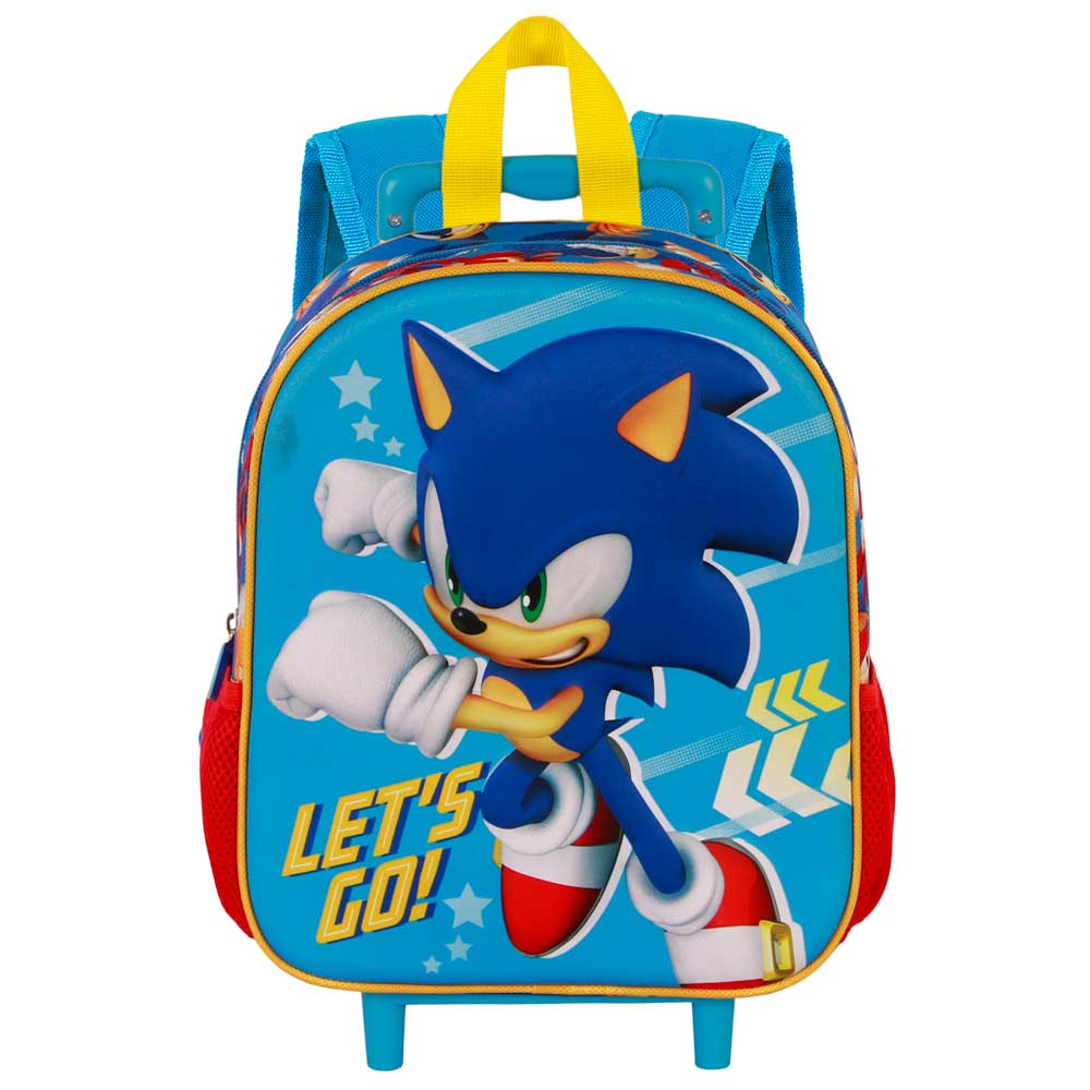 Sac à Dos 3D à Roulettes Petit Sonic the Hedgehog « SEGA Go »