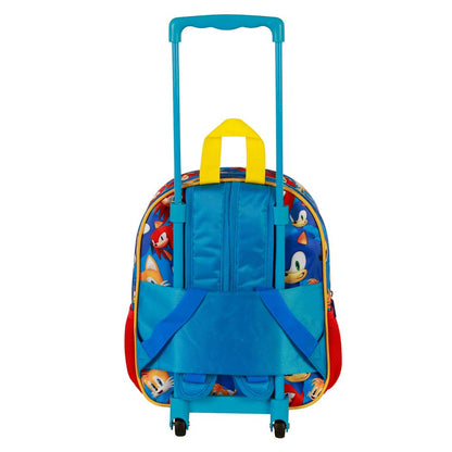 Sac à Dos 3D à Roulettes Petit Sonic the Hedgehog « SEGA Go »