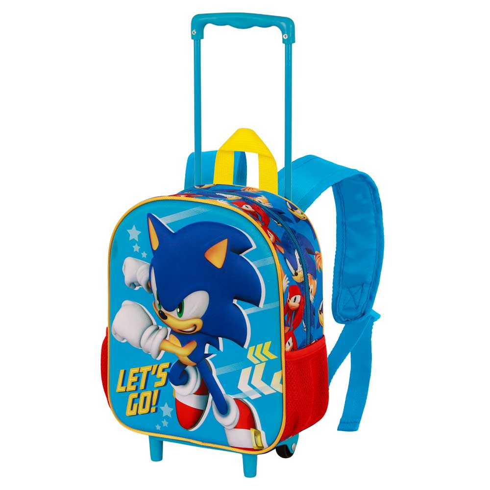 Sac à Dos 3D à Roulettes Petit Sonic the Hedgehog « SEGA Go »