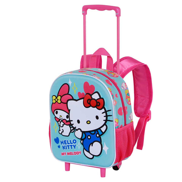 Sac à Dos 3D d'amitié avec roues petit Hello Kitty