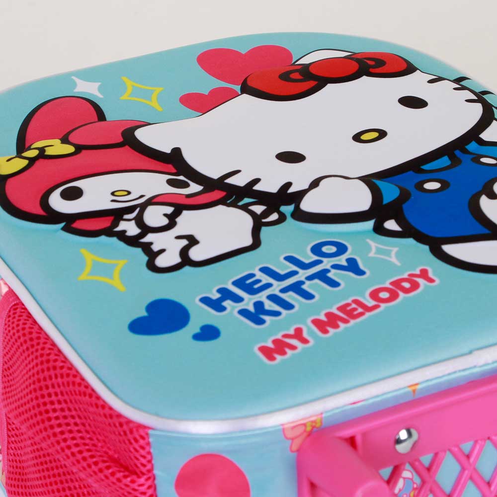 Sac à Dos 3D d'amitié avec roues petit Hello Kitty