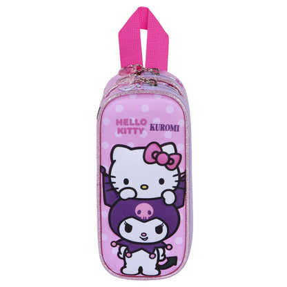 Trousse 3D Double Hello Kitty « Playful »
