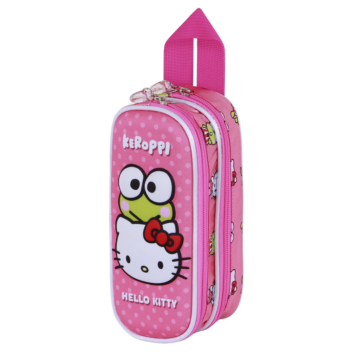 Trousse 3D Double Hello Kitty « Funny » – Rose