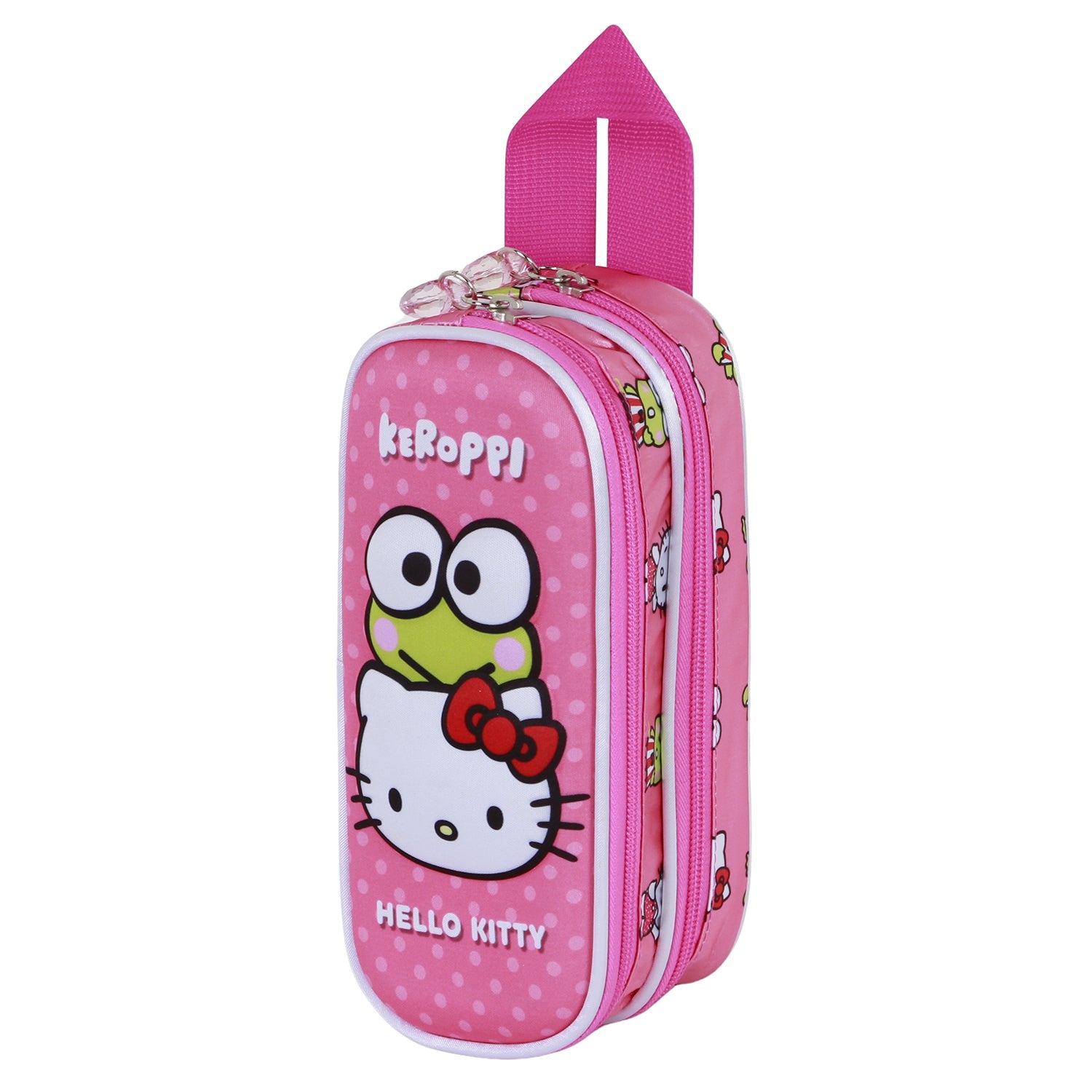Trousse 3D Double Hello Kitty « Funny » – Rose