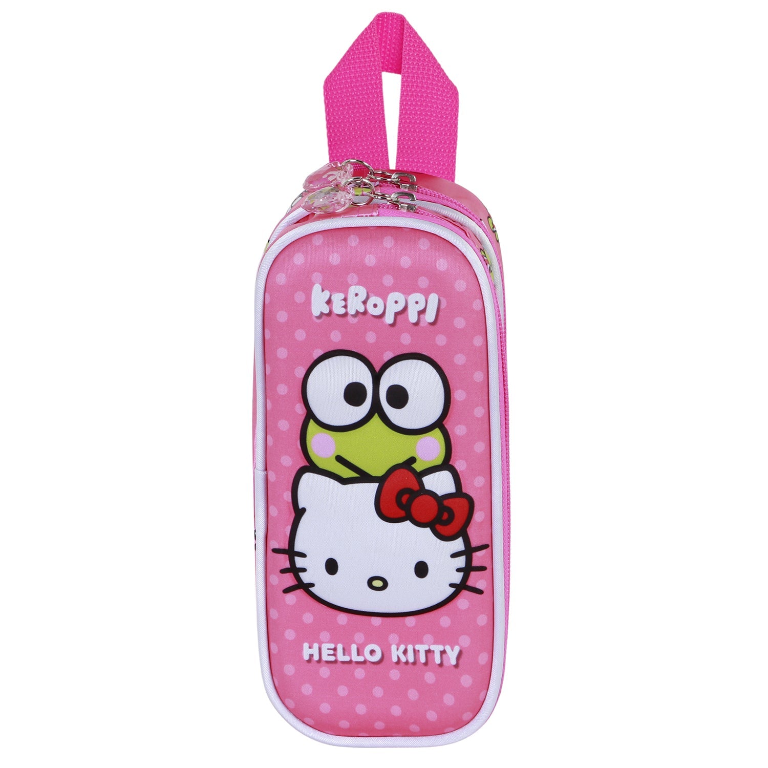 Trousse 3D Double Hello Kitty « Funny » – Rose