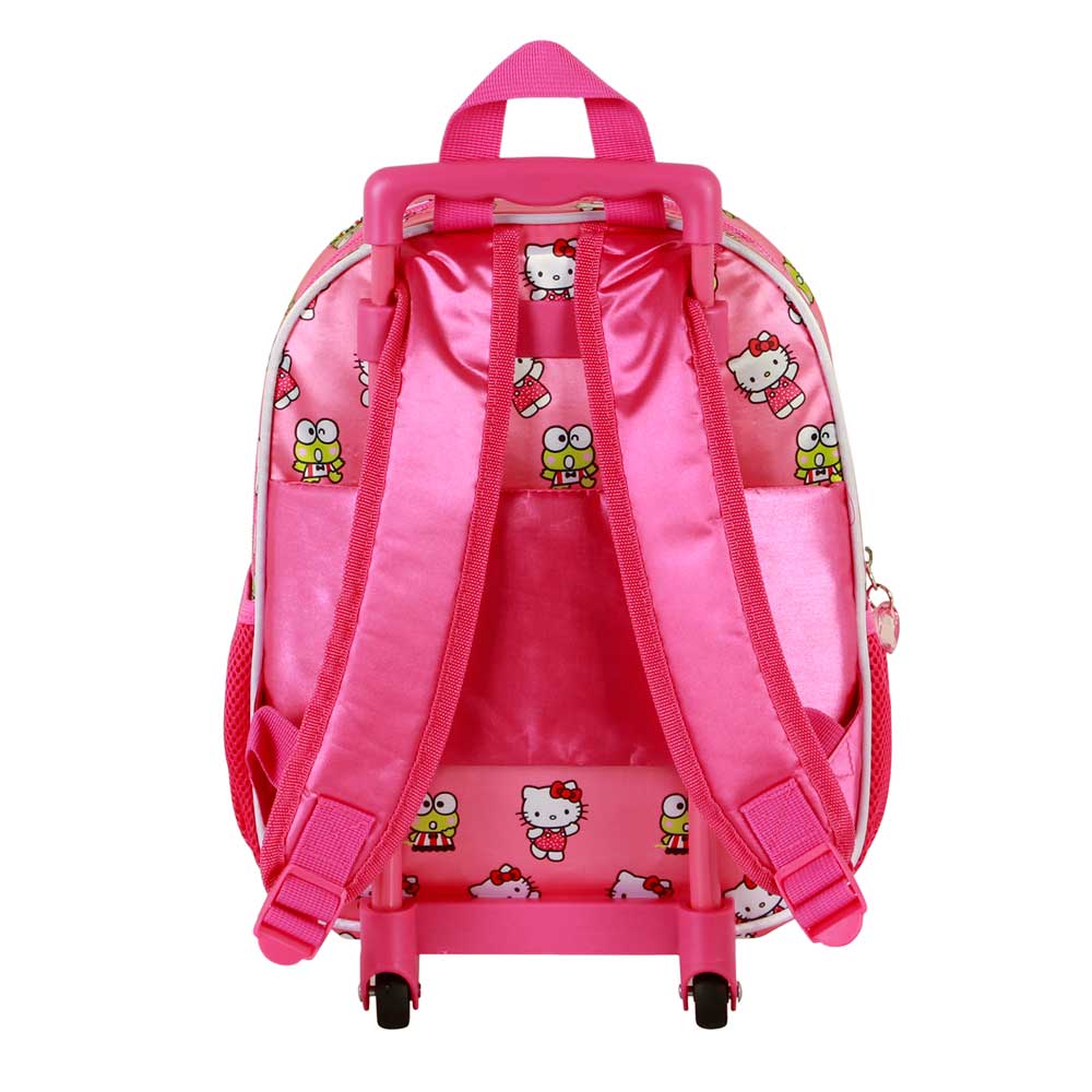 Sac à Dos 3D rigolo avec roulettes petit Hello Kitty