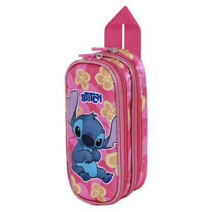 Trousse 3D Double Disney Lilo & Stitch « Cute »