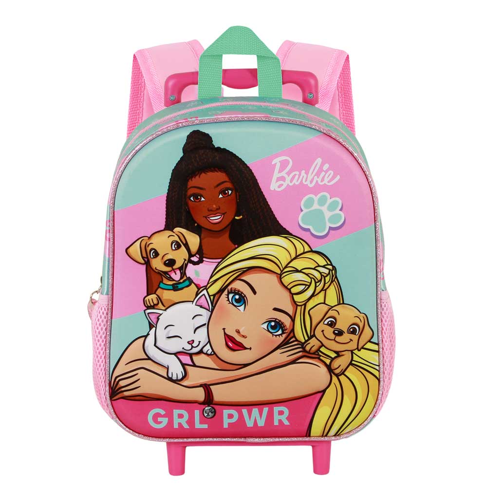 Sac à Dos 3D à Roulettes Petit Barbie « Pets »