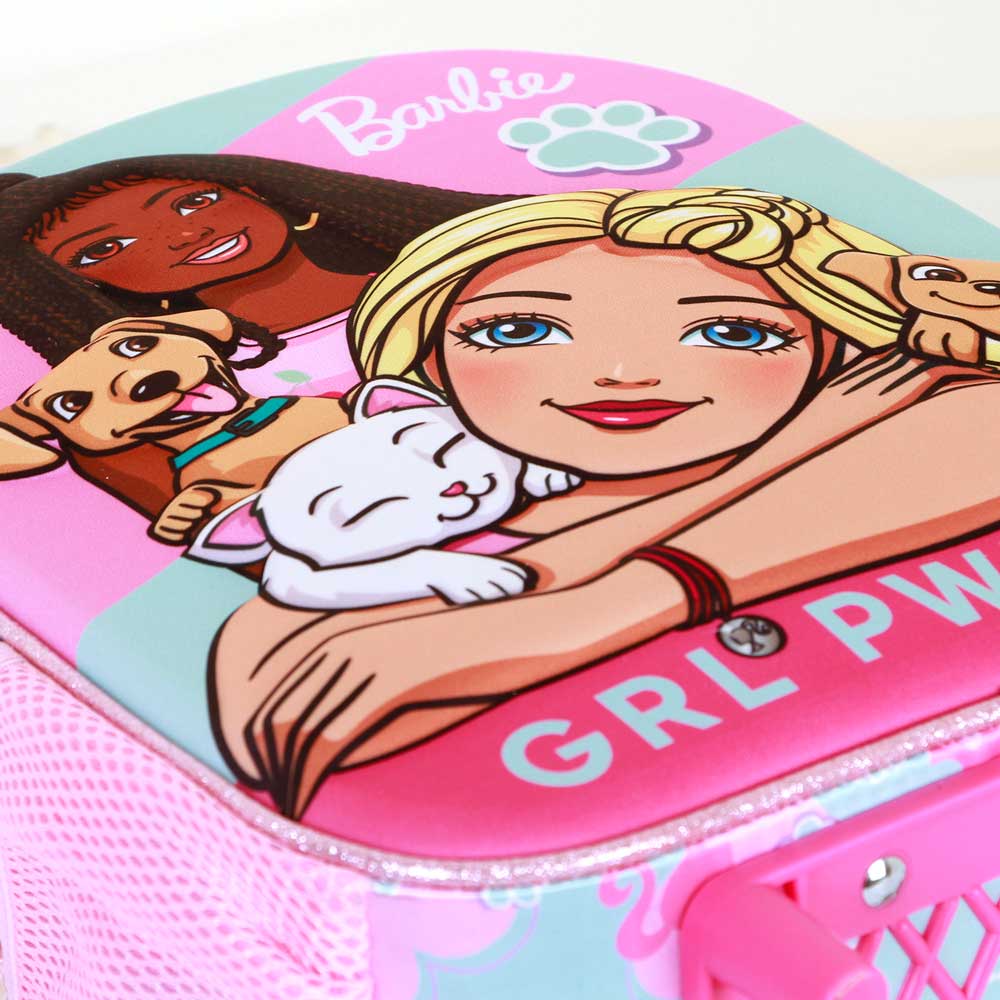 Sac à Dos 3D à Roulettes Petit Barbie « Pets »