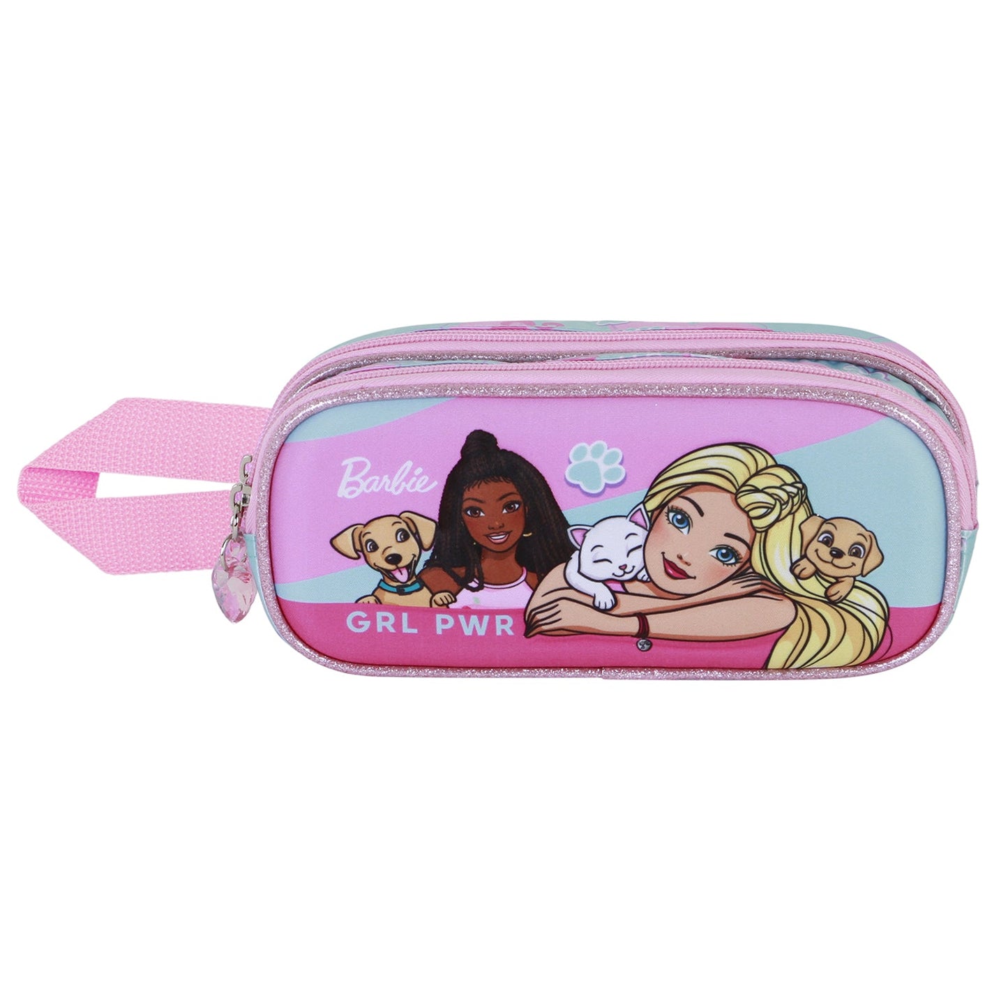Trousse 3D Double Barbie « Pets »