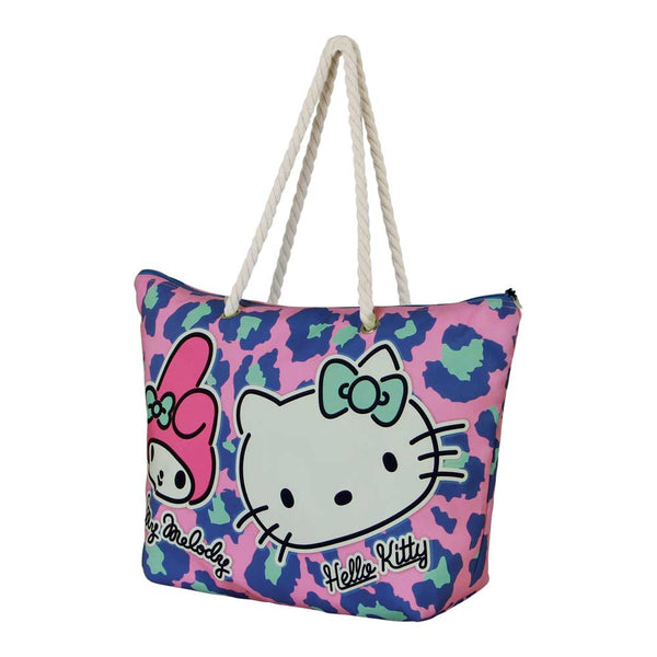Sac de Plage Soleil Hello Kitty « Safari » – Rose
