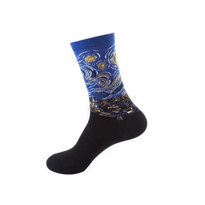 Artistic Socks "The Starry Night"