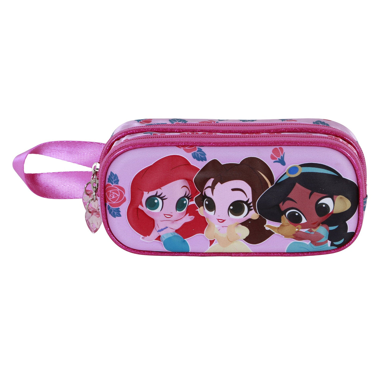 Trousse 3D Double Disney Princesses « Flowers »
