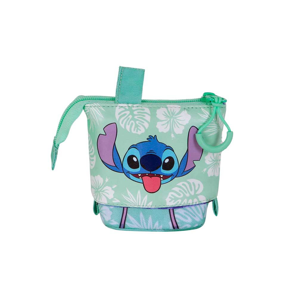 Trousse Mignonne + 2 Stylos Gel Effaçables Disney Lilo & Stitch « Aloha » – Bleu