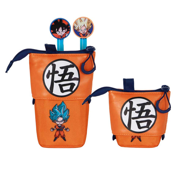 Trousse Mignonne + 2 Stylos Gel Effaçables Dragon Ball « Super » – Multicolore