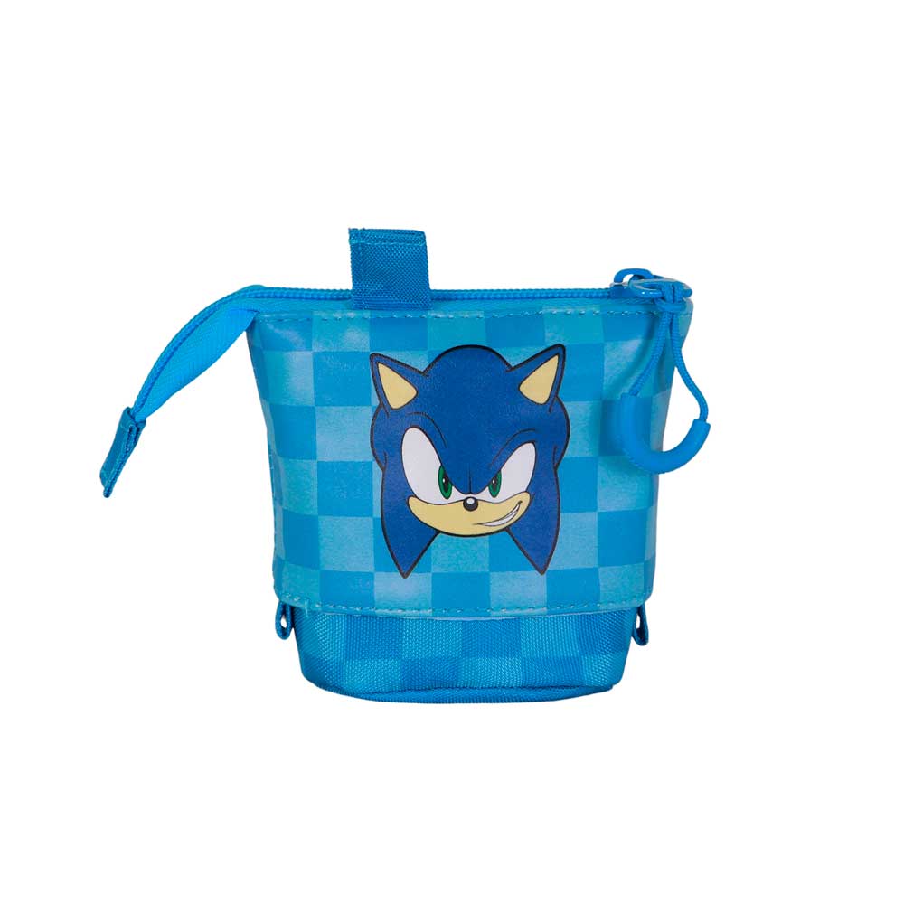 Trousse Mignonne + 2 Stylos Gel Effaçables Sonic the Hedgehog – Bleu