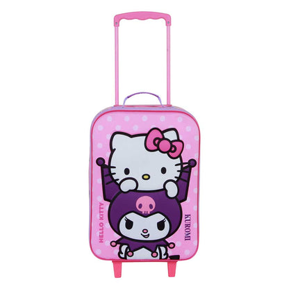 Valise Trolley Souple 3D Ludique Hello Kitty