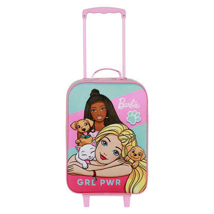 Valise à Roulettes Soft 3D Barbie « Pets »