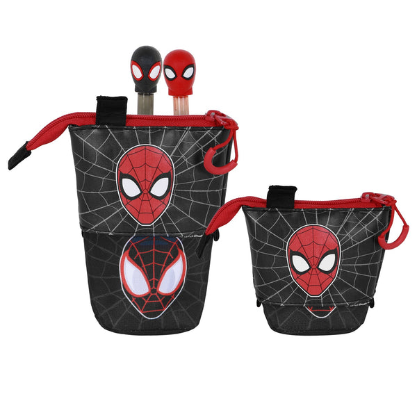 Trousse Mignonne + 2 Stylos Gel Effaçables Marvel Spider-Man « Peter » – Rouge