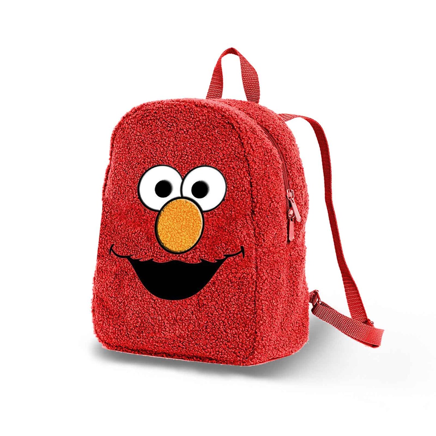 Sac à Dos Plush 1, rue Sésame « Elmo Face »