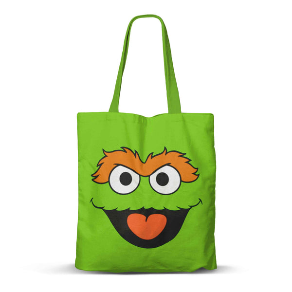 Sac Shopping FAN 1, rue Sésame « Oscar il Grincheux Face »