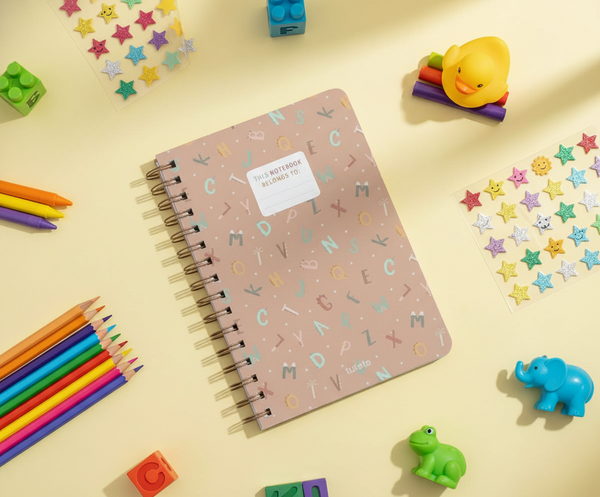 Cahier Scolaire Lettres de l'Alphabet Rigolotes - vue 2