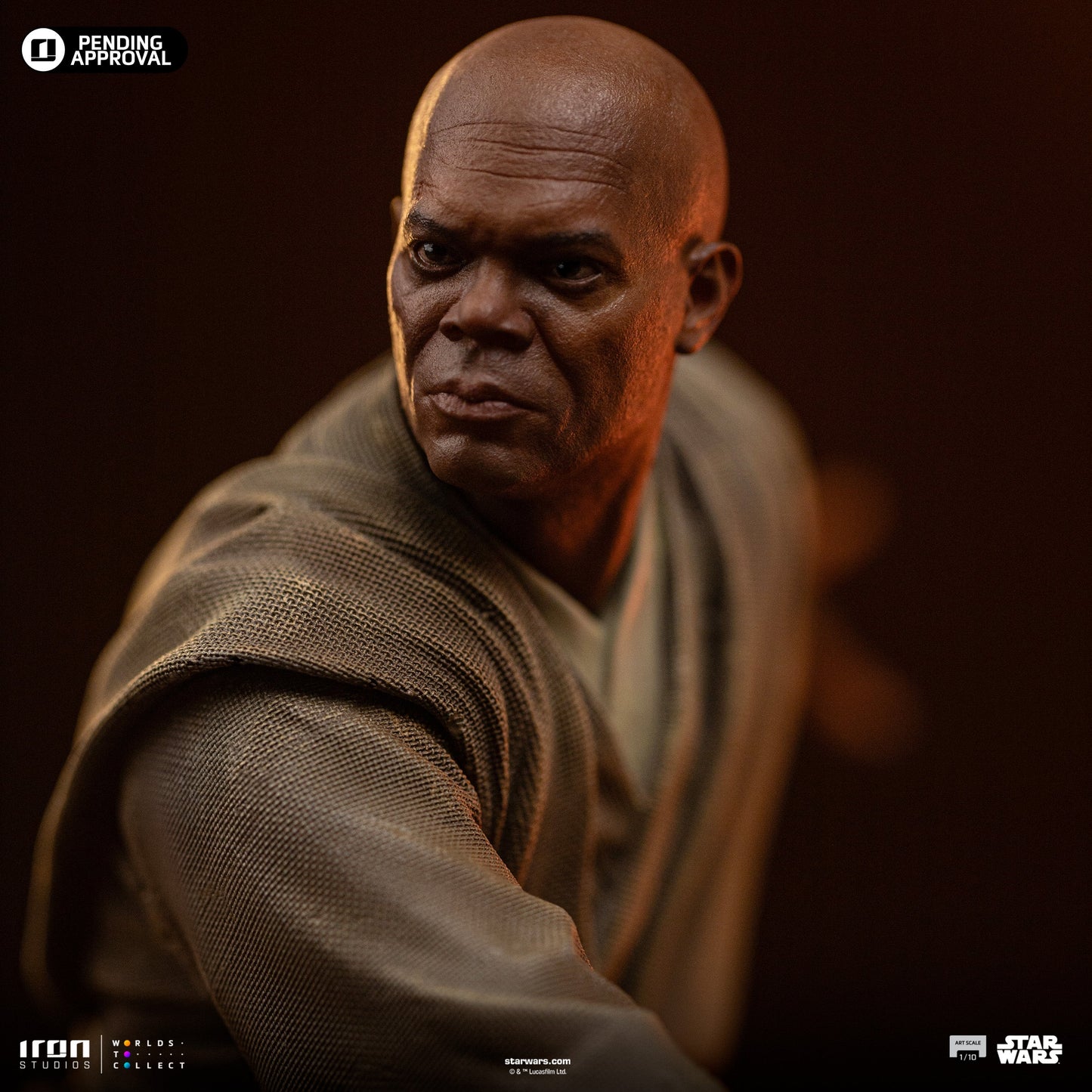 Mace Windu Statue - Star Wars - Art Scale 1/10 - Iron Studios