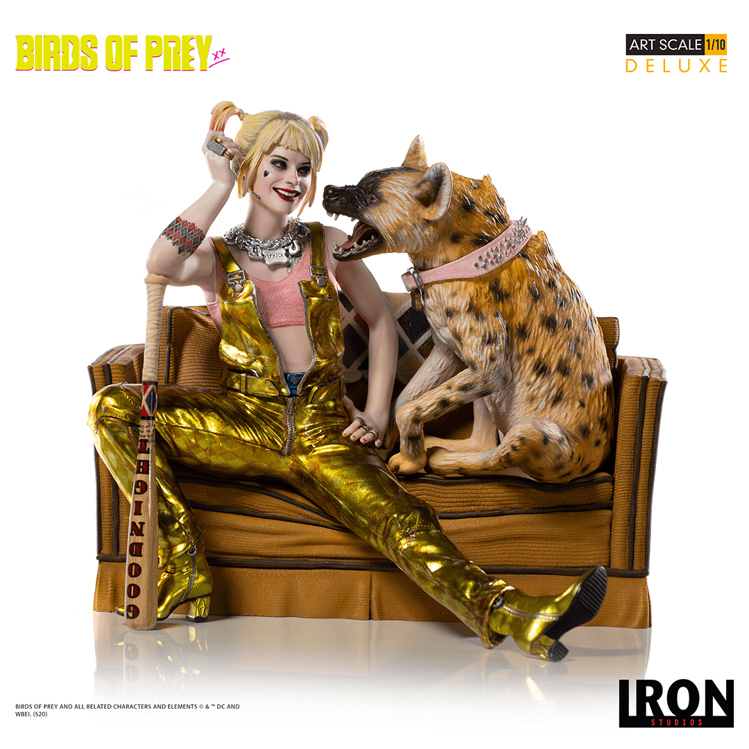 Harley Quinn & Bruce Deluxe Statue - Art Scale 1/10 - Birds of Prey - Iron Studios