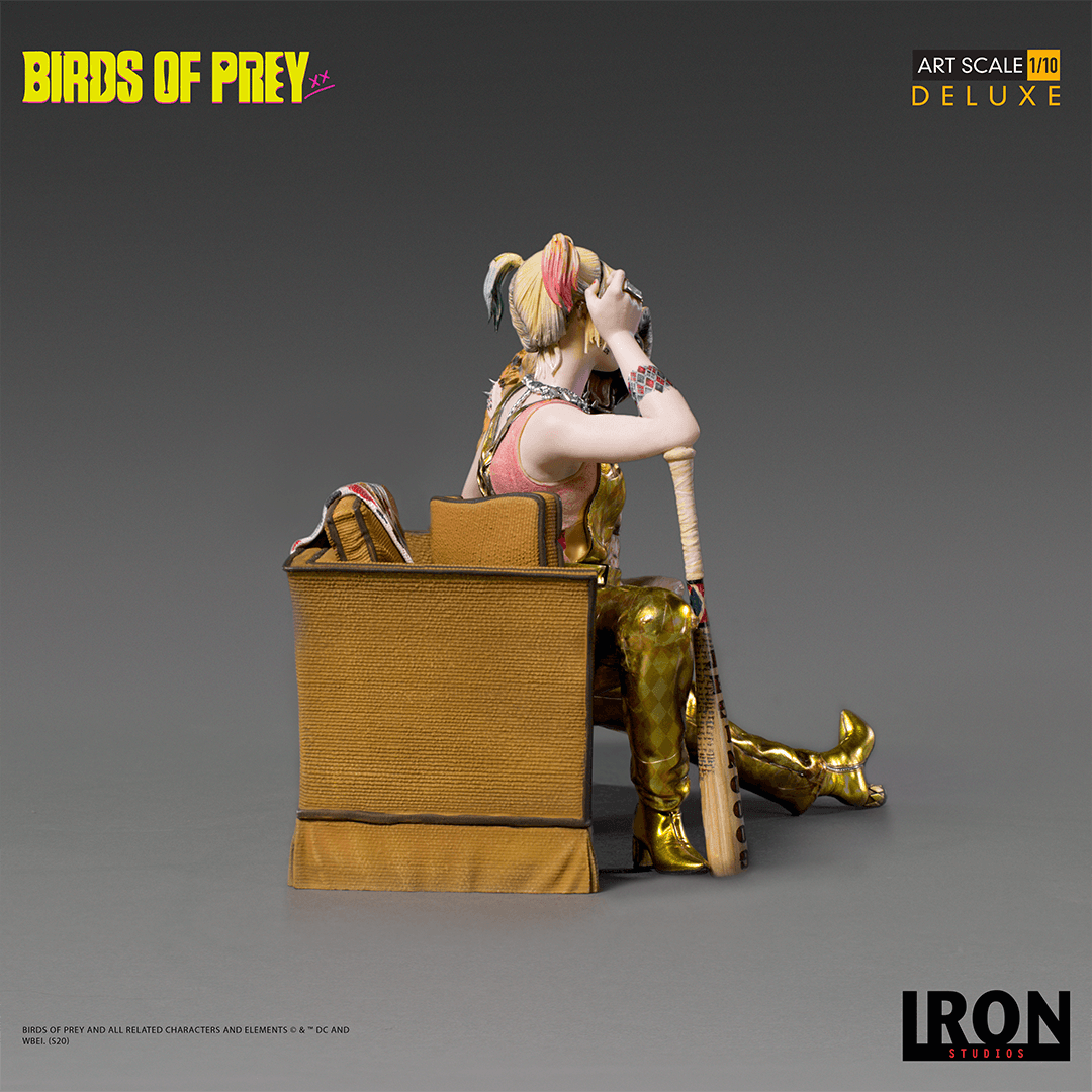 Harley Quinn & Bruce Deluxe Statue - Art Scale 1/10 - Birds of Prey - Iron Studios