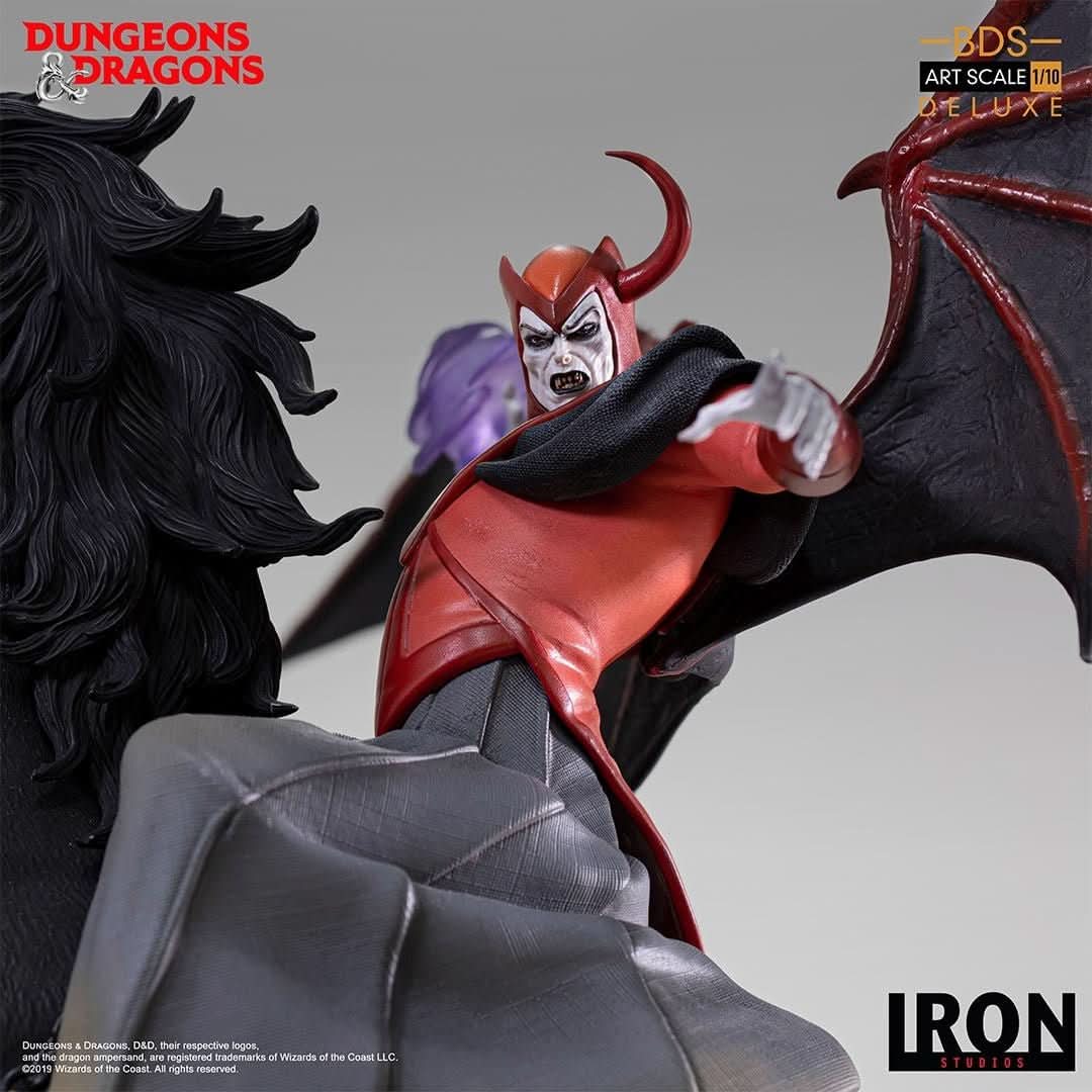 Venger with Nightmare & Shadow Demon Deluxe Statue - Dungeons & Dragons - Art Scale 1/10 - Iron Studios