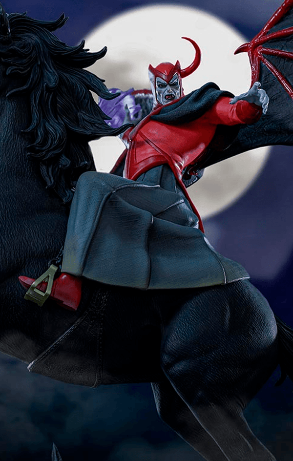 Venger With Nightmare & Shadow Demon Deluxe Statue - Dungeons & Dragons - Art Scale 1/10
